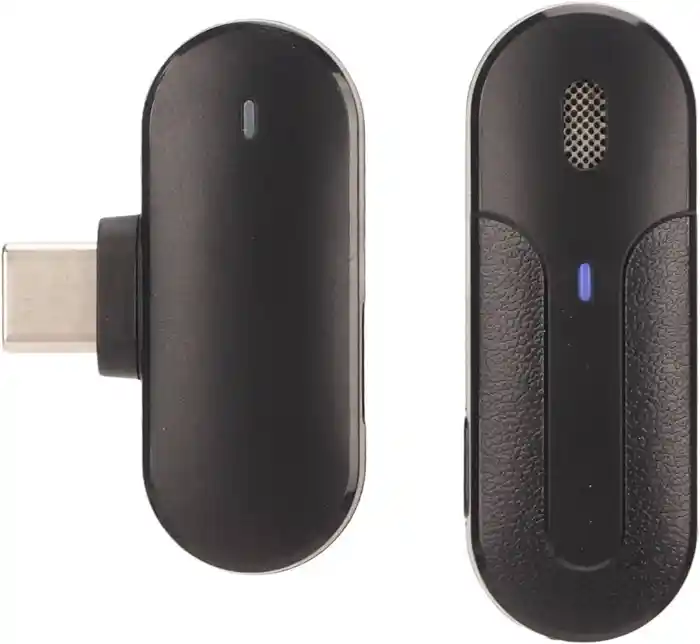 WiWU WM001 Wireless single Microphone for phone Portable  with ANC and Mute function Type-C &  iPhone.